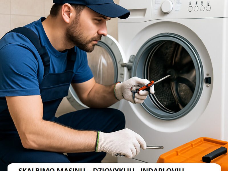 SKALBIMO MASINU – DZIOVYKLIU - INDAPLOVIU =REMONTAS-PROGRAMAVIMAS= 068965507 Klaipeda