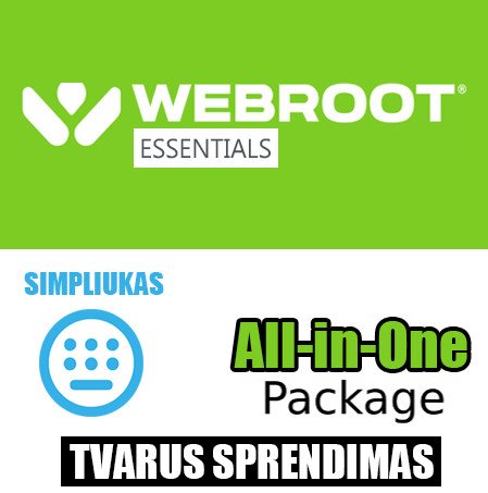 SIMPLIUKAS | Webroot Essentials pilnas sprendimas